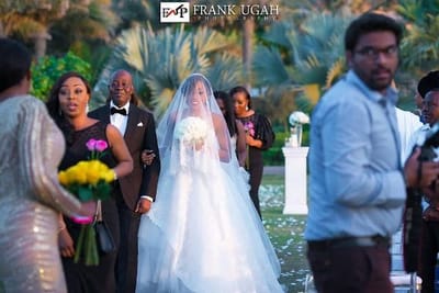Photos from NTA Newsline legend, Frank Olize's daughter's Dubai wedding