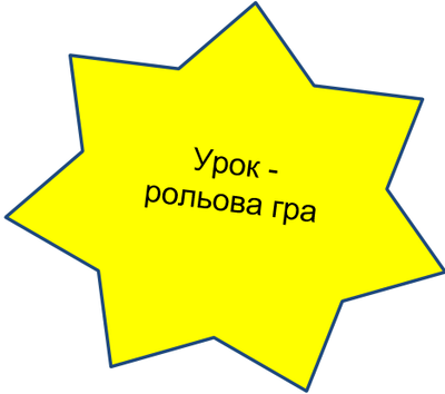 Урок - рольова гра Урок - рольова гра