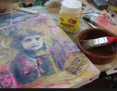 LES STAGES,VACANCES DE PÂQUES, TRANSFERT DE PHOTOS SUR TOILE