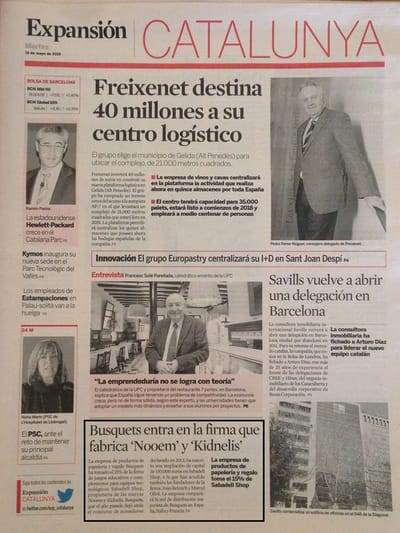 Kidnelis portada en Expansión.