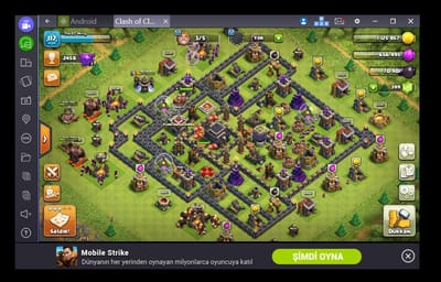 BİLGİSAYARDA CLASH OF CLANS OYNAMAK