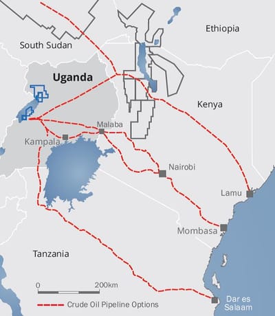 Pipeline to East Africa