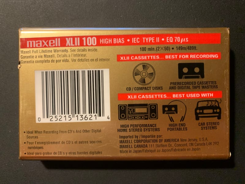 Maxell Vintage Cassettes