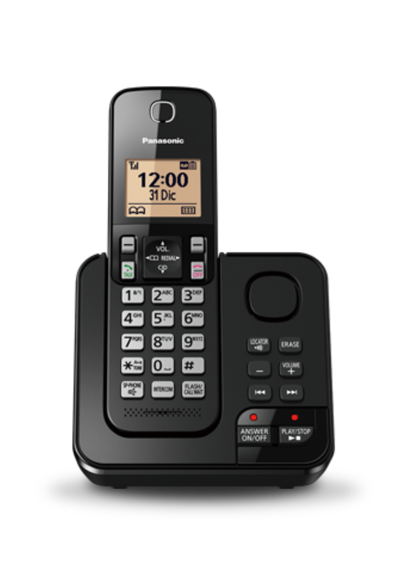 TELEFONO INALAMBRICO 1 AURICULAR PANASONIC KX TGC360LAB Deco Hogar