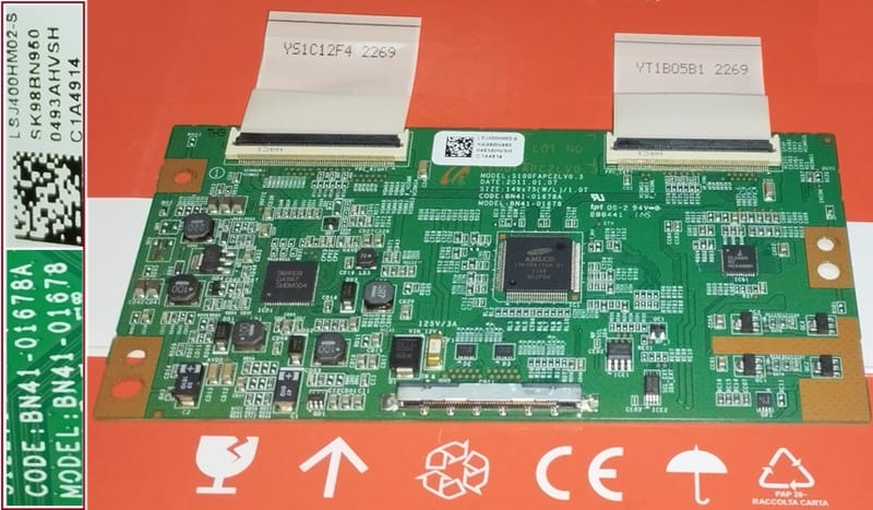 BN41 01678A PLACA T CON BOARD CARTE SCHEDA SAMSUNG UE40D5700RSXXC