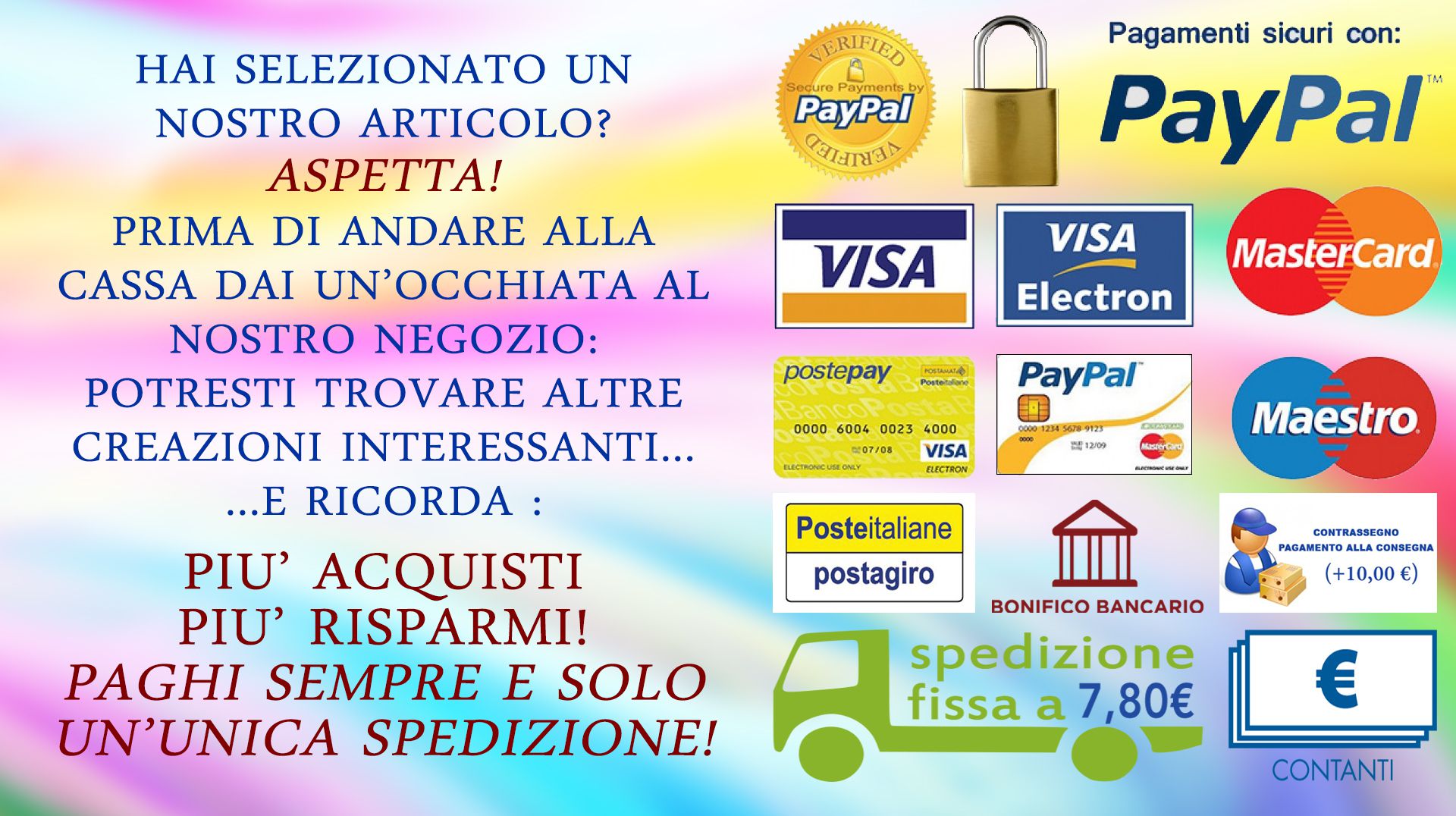 TORNA A TROVARCI : DA NOI TROVI SOLO PEZZI UNICI!