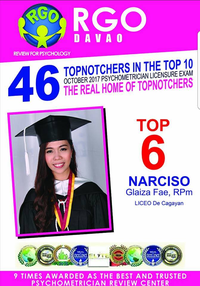 Record-Breaking: RGO Review Center Produces 50 RPM Top-Notchers in 2017