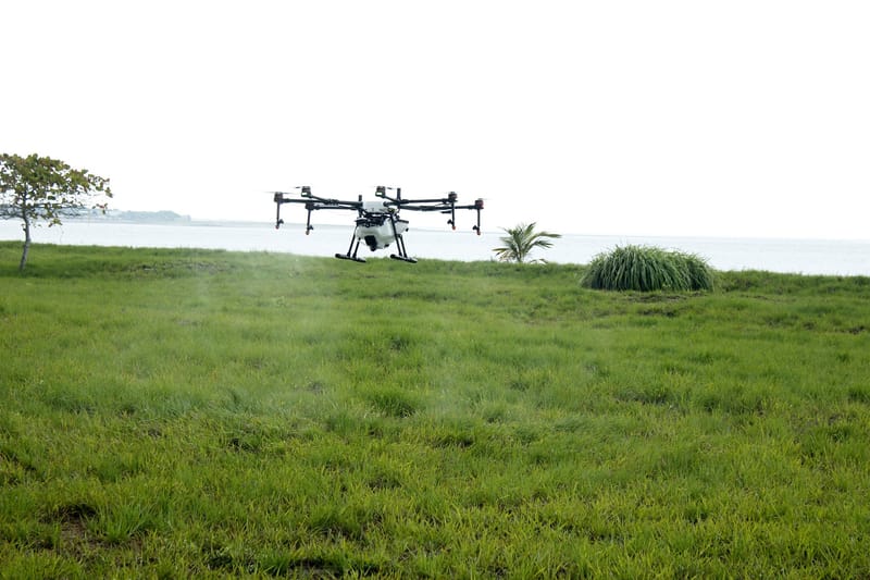 Pulverização Agrícola com Drones: