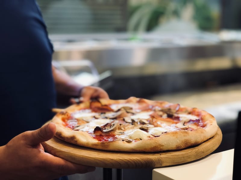 Mushroom Pizza ➡️(Mozzorilla, Musharoom, Chilli, Tomato, Onion, Organo, Musharoom)