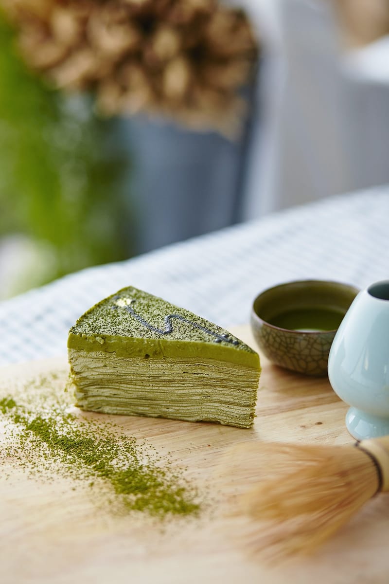 GÂTEAU MATCHA (GÂTEAU AU THÉ VERT)
