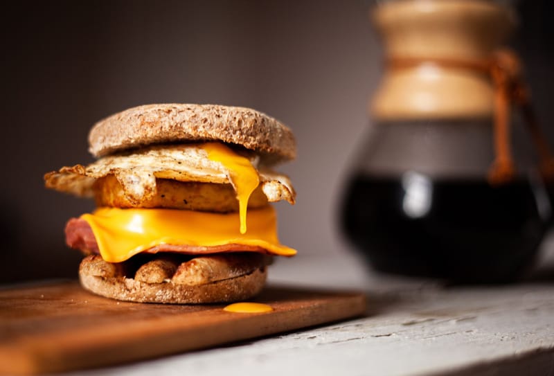 Sausage Egg Muffin & Hash Brown