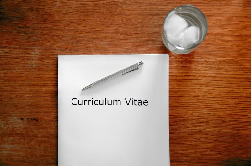 personalization  of CV - curriculum vitae