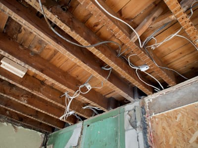Electricity & Water damaged insulation in your home