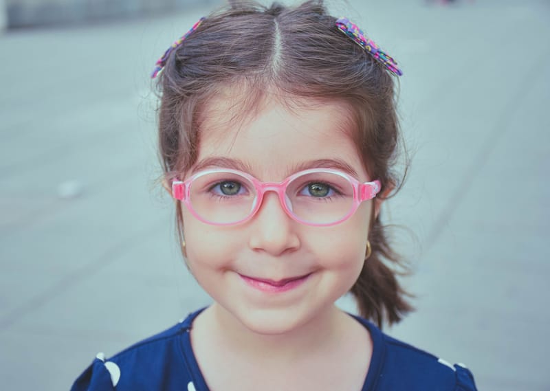 General support for glasses for children