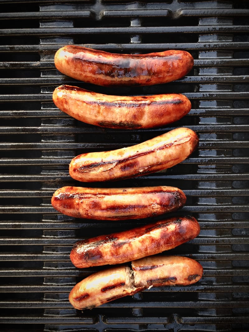 GRILLED SAUSAGES