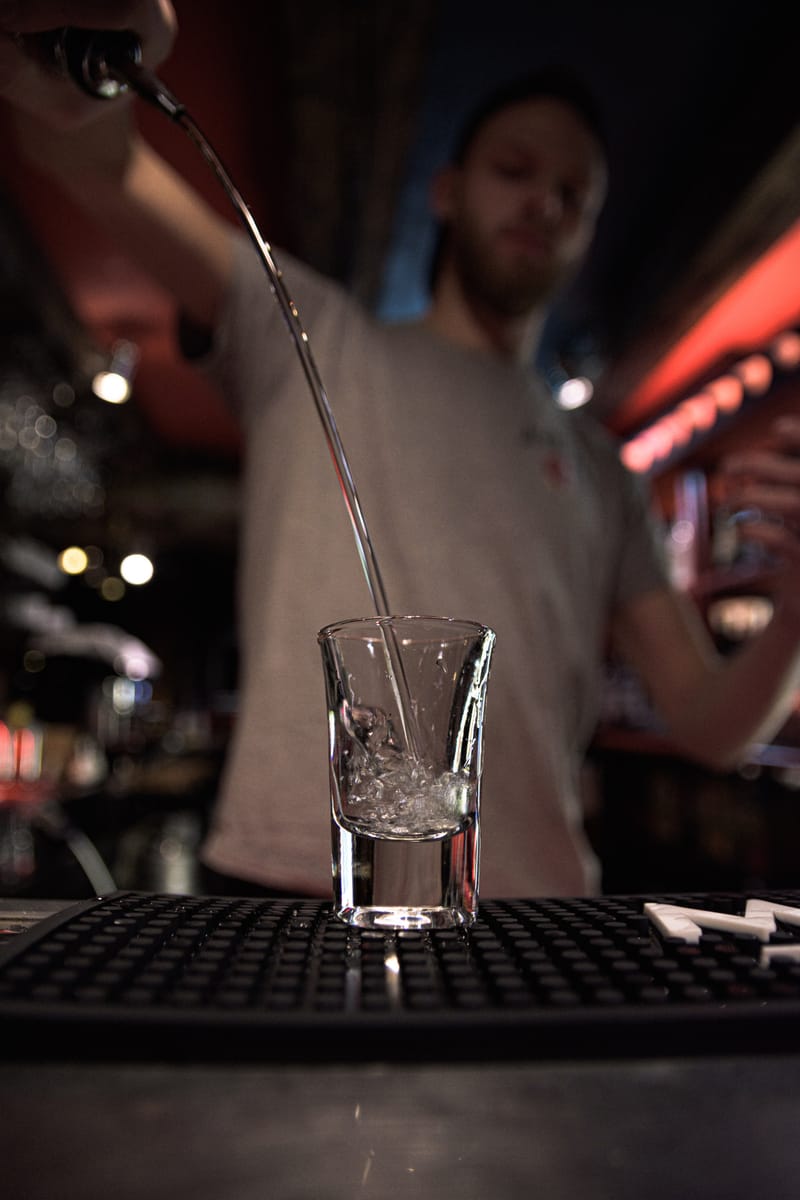 Vodka shot