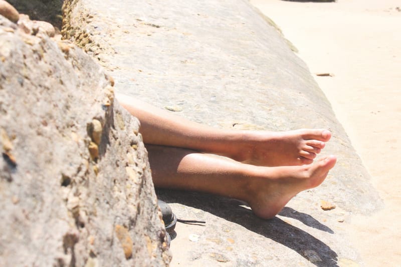 Pediküre ohne Nagellack