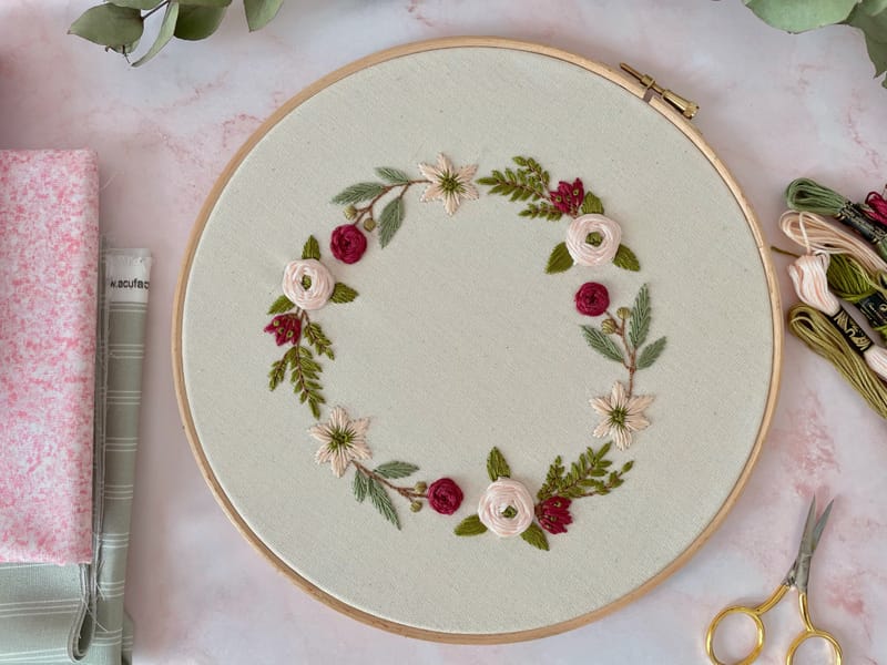 Ogden NG wool embroidery