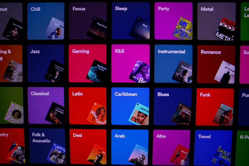 Digital Audio/Radio (Spotify, I Heart, Amazon Music)