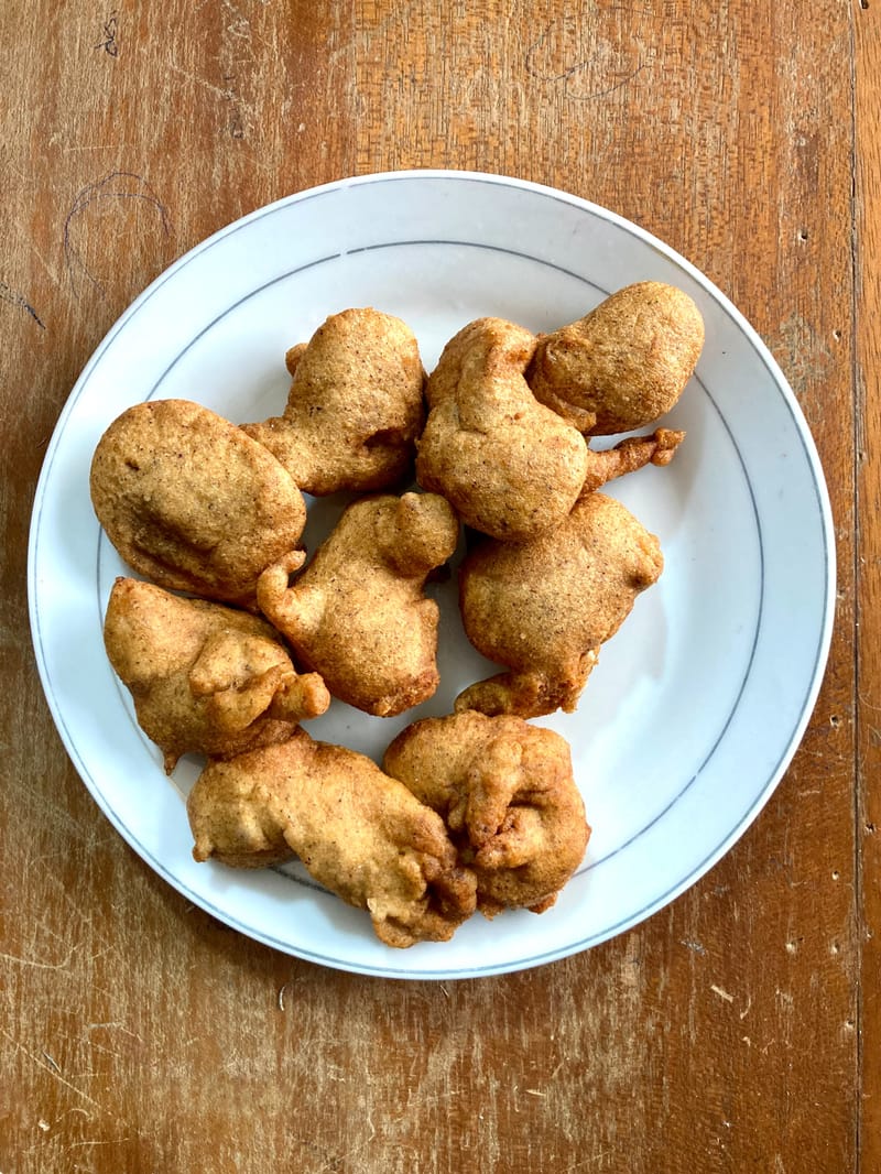 Saltfish Akras (Fritters)