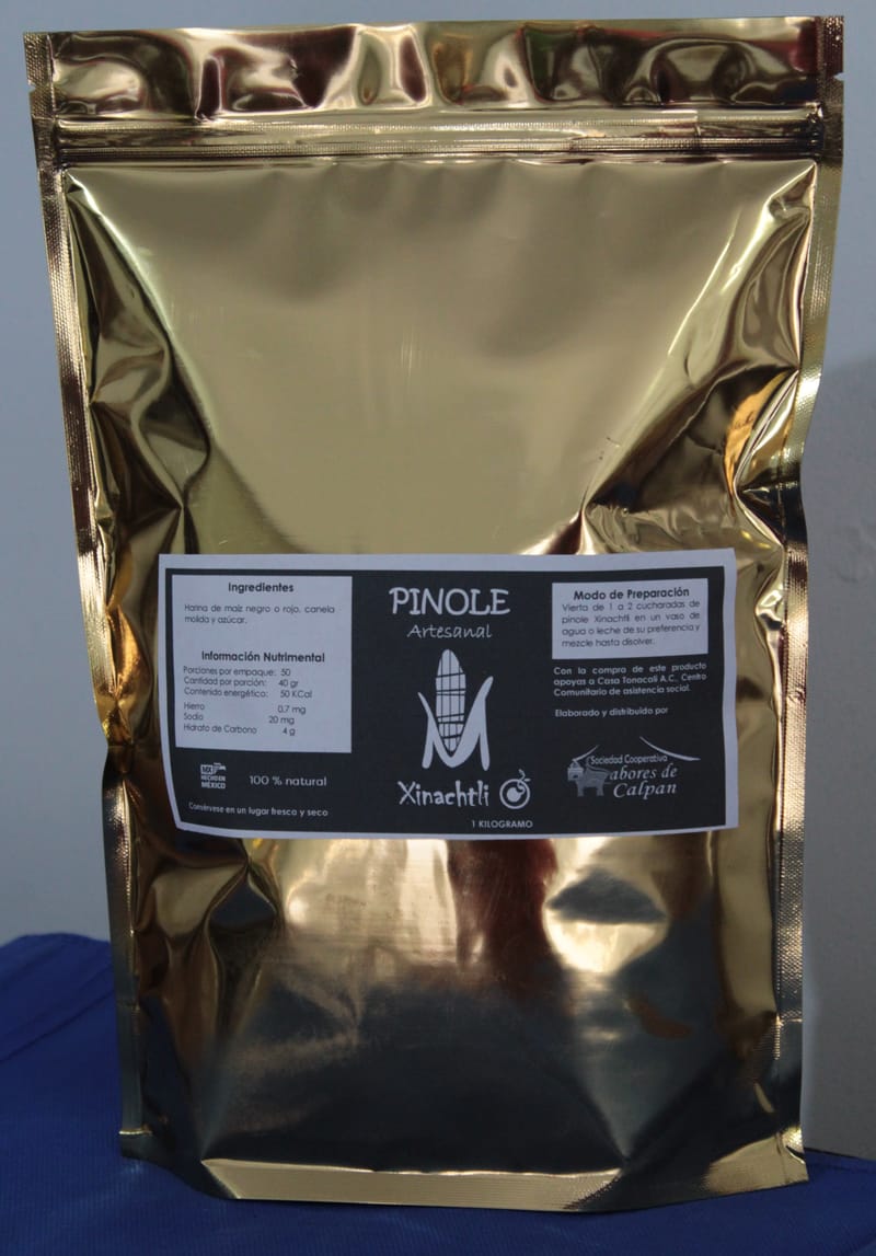 Pinole artesanal Xinachtli 1 KG