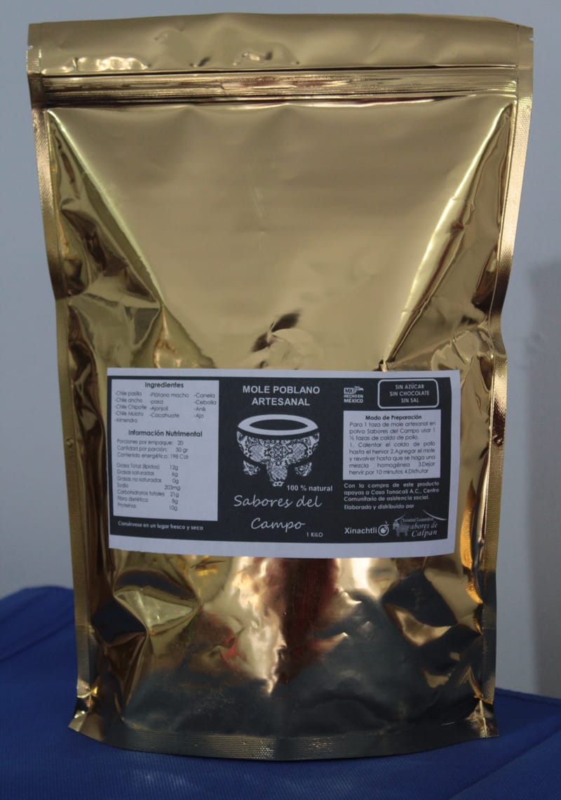 Mole artesanal Xinachtli 1 KG.