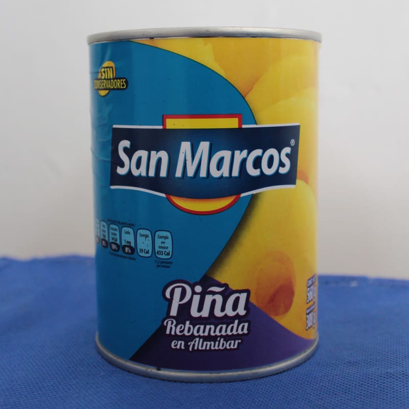 San Marcos Piña rebanada en almíbar