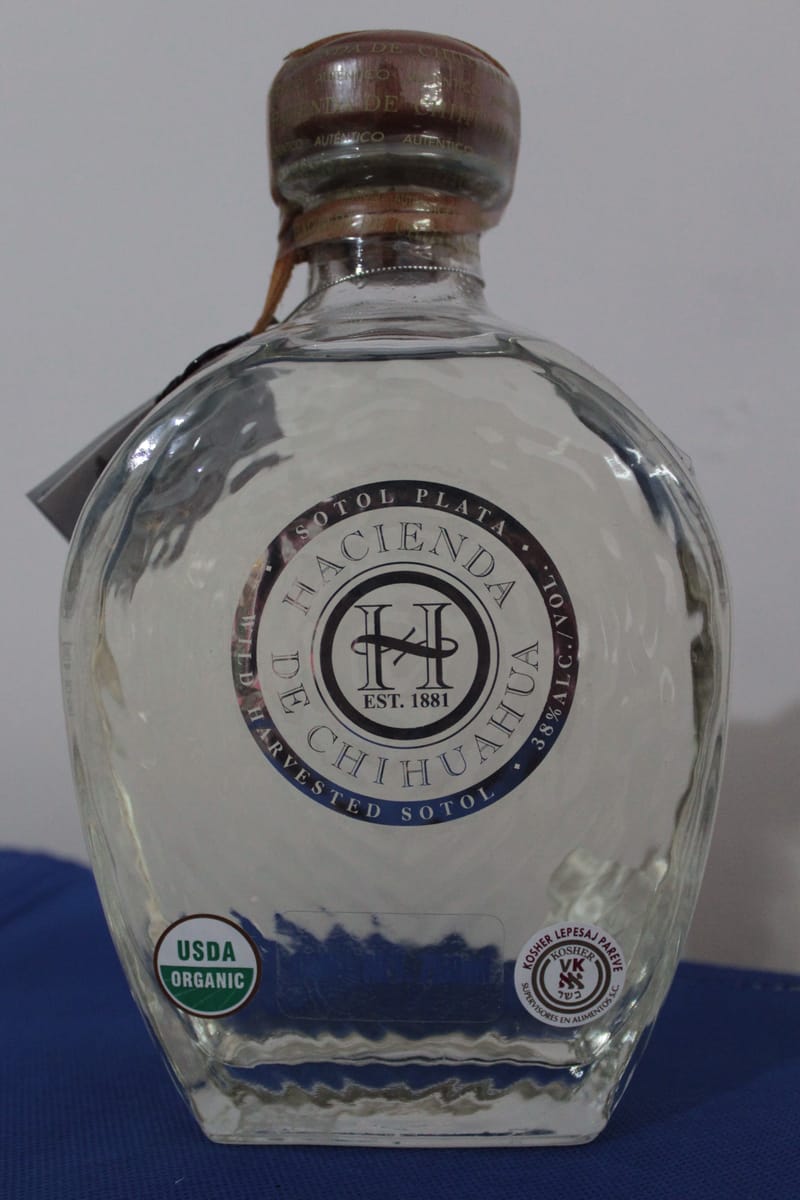 Hacienda de CHihuahua Sotol Plata