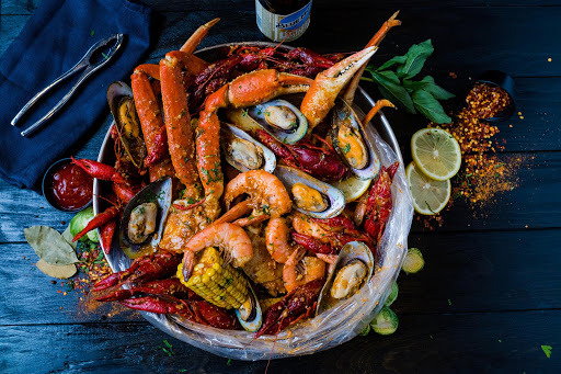 Juicy seafood