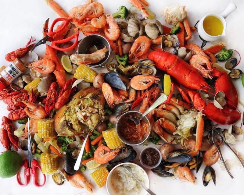 Juicy seafood
