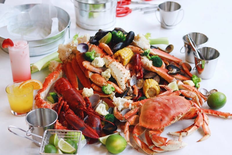 Juicy seafood