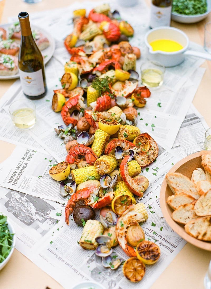 Juicy seafood