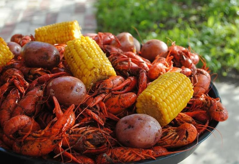 Juicy seafood