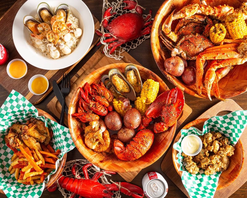 Juicy seafood