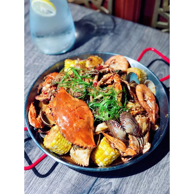 Juicy seafood