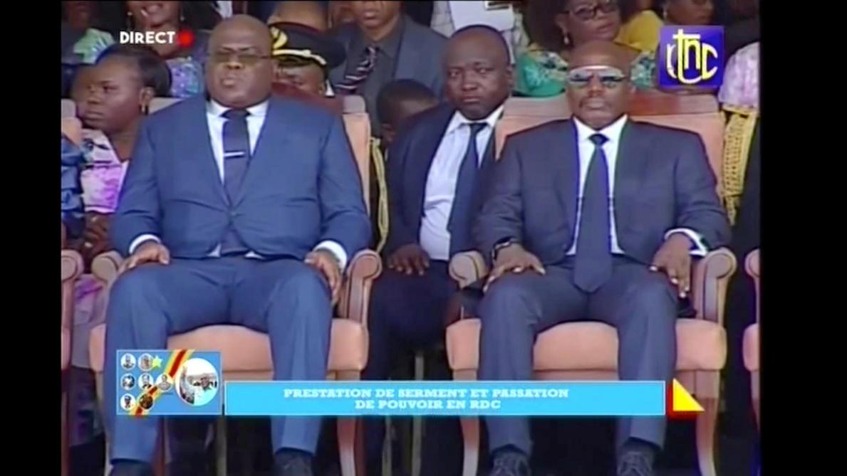 Après un petit malaise, le Président Félix Tshisekedi reprend la parole.