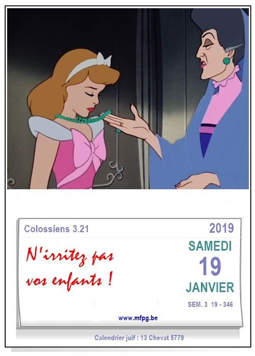 N’irritez pas vos enfants !