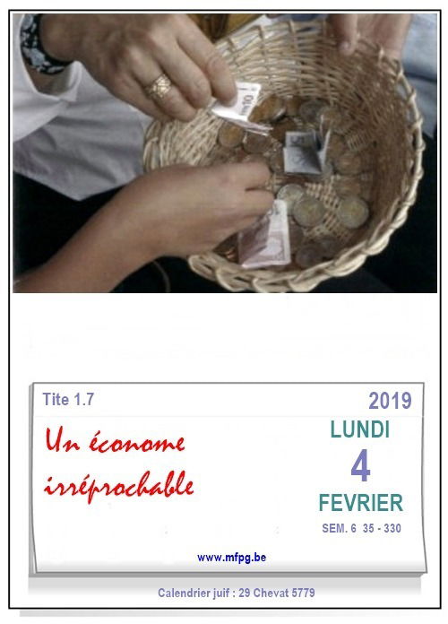 Un économe irréprochable !