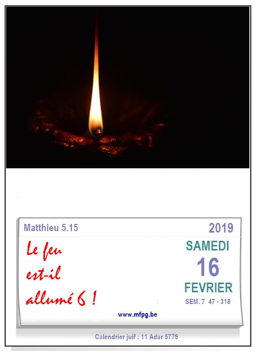 Le feu est-il allumé 6 !