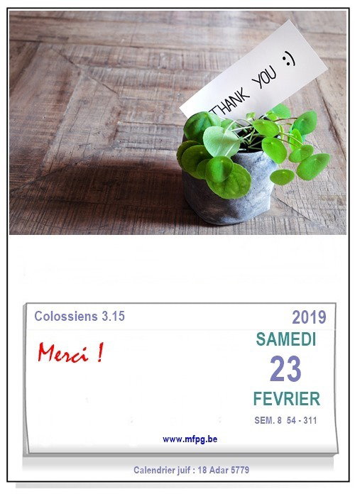 Merci !