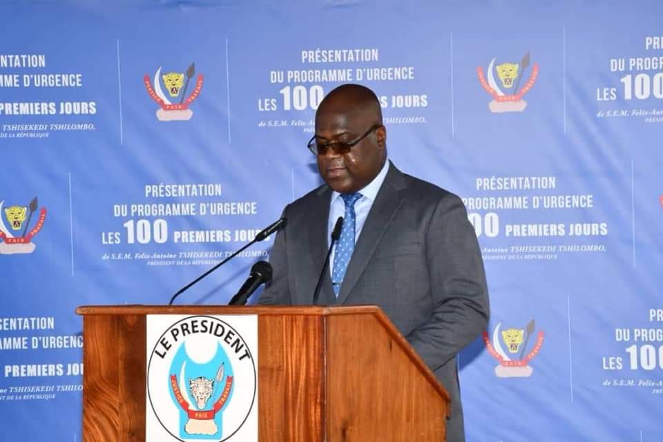 Programme d'urgence pour les 100 jours: Félix Tshisekedi mobilise 304 millions de dollars américains!