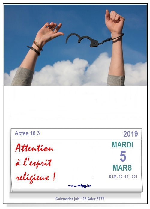 Attention à l’esprit religieux !