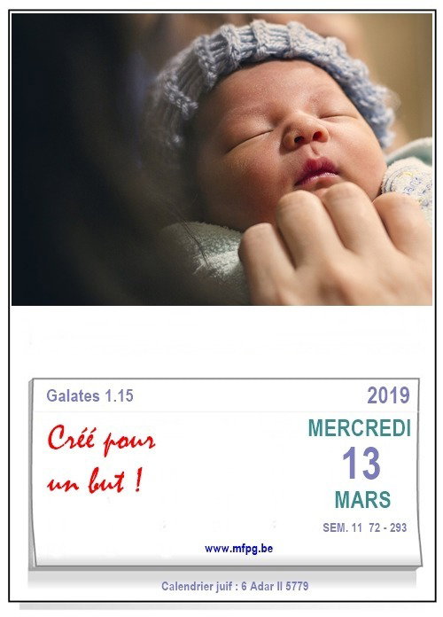 Créé pour un but !