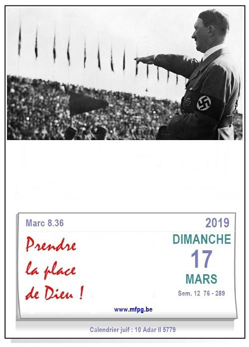 Prendre la place de Dieu !