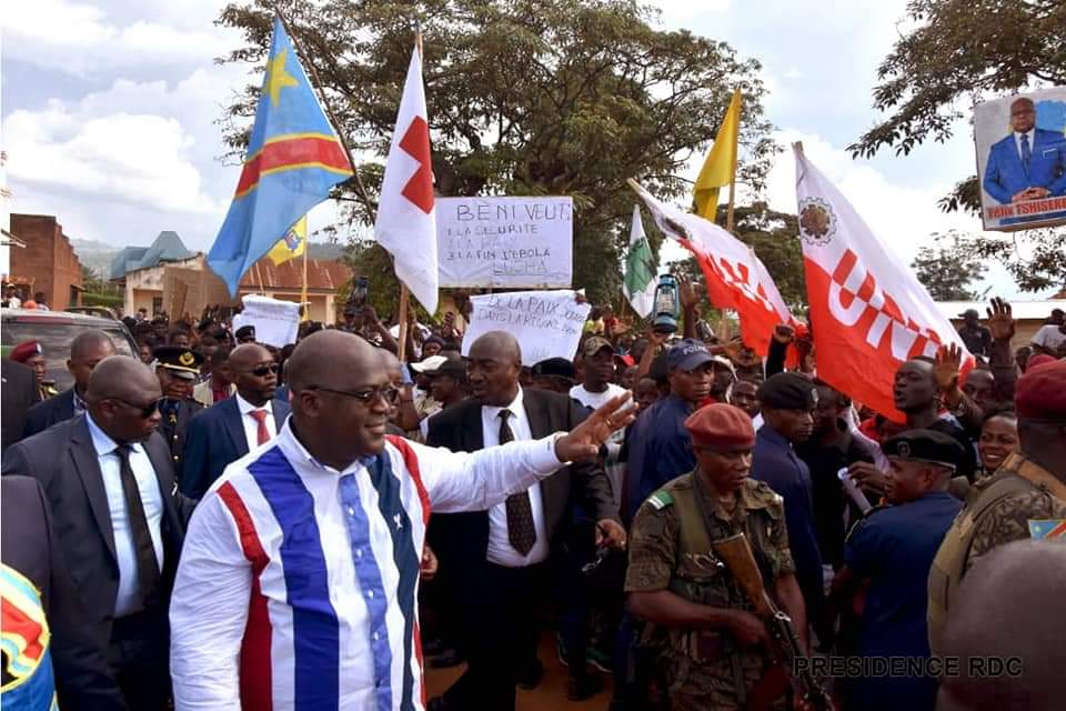 AU CRI DE " BABA UTUSAMEHE", LA POPULATION DE BENI DEMANDE PARDON AU PRÉSIDENT FELIX ANTOINE TSHISEKEDI