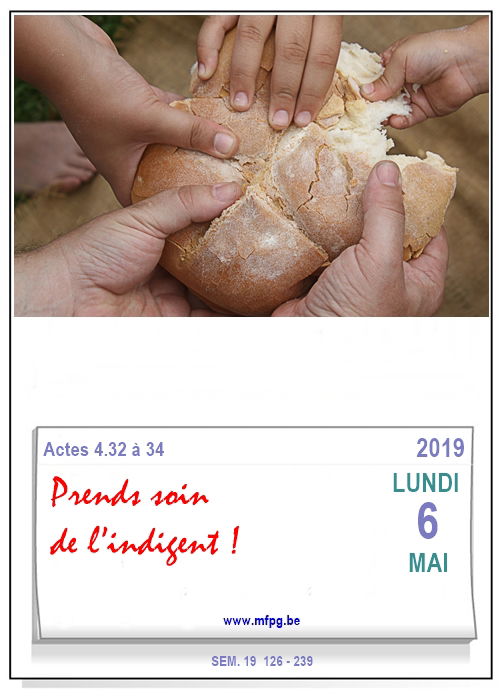 Prends soin de l’indigent !