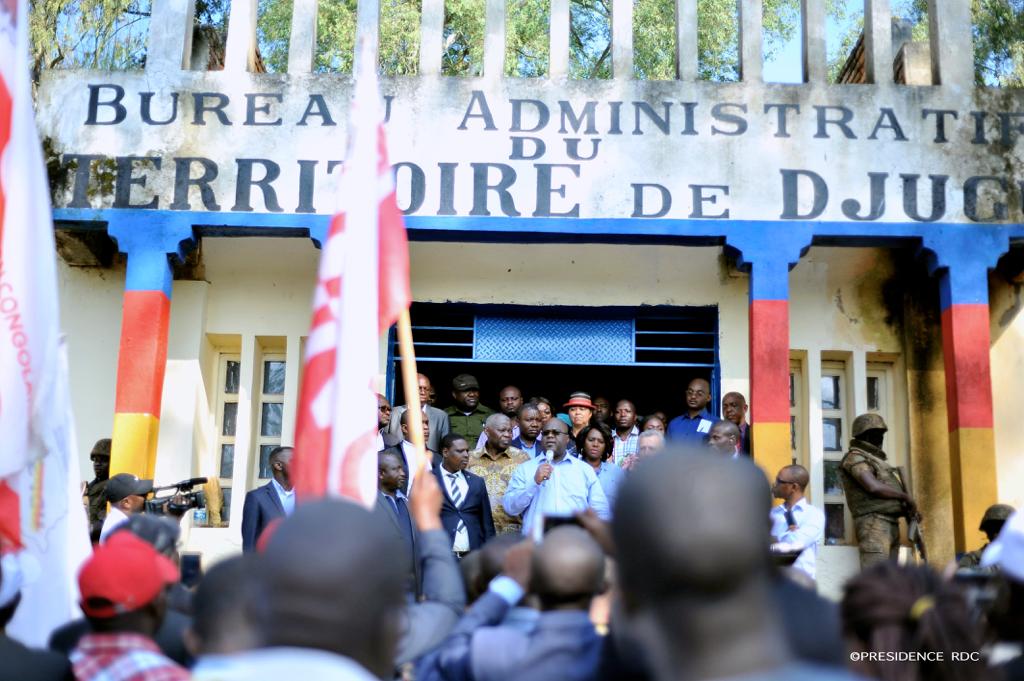 EN MISSION DE PACIFICATION A DJUGU , FELIX ANTOINE TSHISEKEDI DÉTERMINÉ À RAMENER LA PAIX EN ITURI