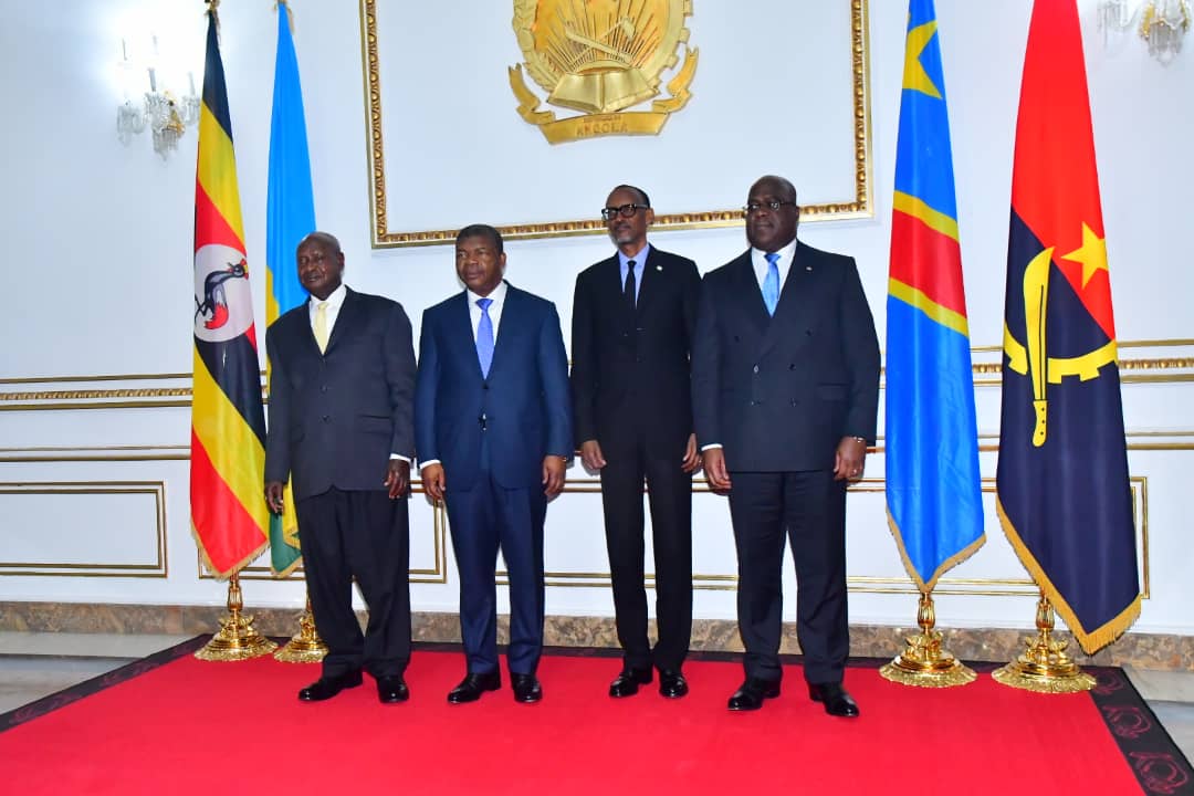 FELIX ANTOINE TSHISEKEDI ET JOAO LORENCO SE CHARGENT DE RÉCONCILIER KAGAME ET MUSEVENI