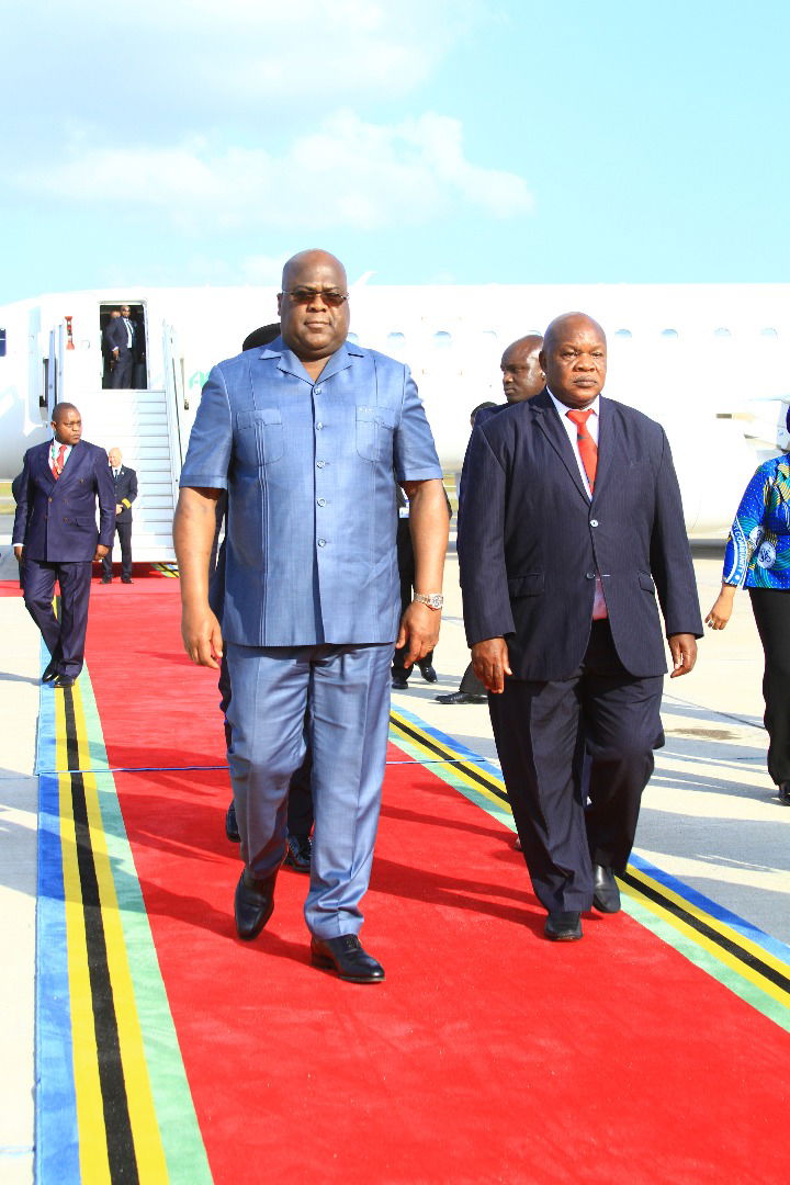 Enfin, Félix-Antoine Tshisekedi est arrivé à Dar Es Salaam ce vendredi !