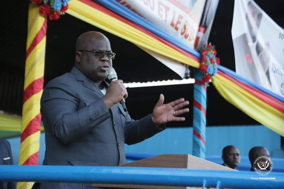 Félix Tshisekedi à Bukavu :  ‘’…je suis prêt à mourir pour que la paix soit effective en RDC…’’
